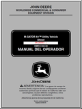 John Deere M-Gator A1 Utility Vehicle Diesel Manual OMM161808