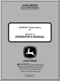 John Deere M-Gator A1 Utility Vehicle Manual OMM165961