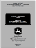 John Deere M-Gator Utility Vehicle Diesel Manual OMM150191