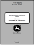 John Deere MC542 Material Collection System Manual OMM163154