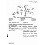 John Deere Mechanical Front Wheel Drive For Tractors 1030, 1130, 1630, 1830, 2030 Technical Manual TM4326