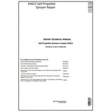 John Deere R4023 Self-Propelled Sprayer Repair Technical Manual TM130919 - PDF File