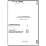 John Deere R4045 Self-Propelled Sprayer Repair Technical Manual TM116119 - PDF File
