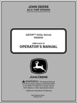 John Deere RSX 850i Gator Utility Vehicle Manual OMM164565