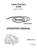 John Deere S2546 Lawn Tractor Manual OMGX10545