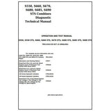 John Deere S550, S660, S670, S680, S685, S690 STS Combine Operation & Test Manual TM111919