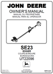 John Deere SE23 Edger (UT22096) Manual OMPS16086