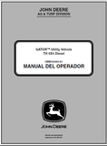 John Deere TH 6X4 Diesel Gator Utility Vehicle Manual OMM165060