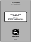 John Deere TH 6X4 Diesel Gator Utility Vehicle Manual OMM168629