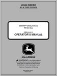 John Deere TH 6X4 Gas Gator Utility Vehicle Manual OMM165045