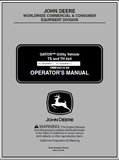 John Deere TS And TH 6x4 Gator Utility Vehicle (SN.030001, 008001) Manual OMM158110