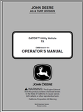 John Deere TX Gator Utility Vehicle Manual OMM165077 