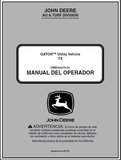 John Deere TX Gator Utility Vehicle Manual OMM165079