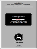 John Deere TX Gator Utility Vehicle (SN.050001) Manual OMM161899