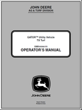 John Deere TX Turf Gator Utility Vehicle Manual OMM165064