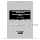 John Deere Tractor 5310, 5410, 5510 Tractor Diagnostic & Test Service Manual TM4767 - PDF File