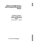 John Deere W235, W260 Rotary Self Propelled Hay & Forage Windrower Repair Technical Manual TM129519 - PDF File