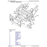 John Deere W540, W550, W650, W660, T550, T560, T660, T670 Combine Repair Technical Manual TM404219 - PDF File