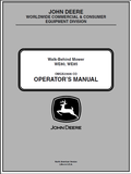 John Deere WE80, WE85 Walk-Behind Mower Manual OMGX23606 