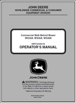 John Deere WG32A, WG36A, WG48A Walk-Behind Mower Manual OMTCU29068