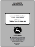 John Deere WG32A, WG36A, WG48A Walk-Behind Mower Manual OMTCU31829