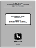 John Deere X300R Series Lawn And Garden Tractor Operator’s Manual 