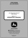 John Deere X300 Series Lawn and Garden Tractor Manual 