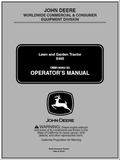 John Deere X495 Lawn And Garden Tractor Manual 