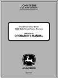 John Deere X500 Multi-Terrain Series Tractor Manual 