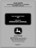 John Deere X595 Lawn And Garden Tractor (SN.010001) Manual 