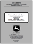 John Deere X700, X720, X724, X728, X729 Ultimate Series Tractors Manual 