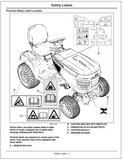 John Deere X710, X730, X734, X738, X739 Tractor Operator’s Manual 