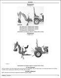 John Deere 260 - BACKHOE 260, 260B, 270A and 270B Backhoe Parts Catalogue Manual (PC9629) - PDF File Download