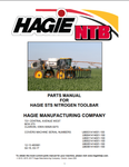 John Deere (Hagie) STS Nitrogen Toolbar 2014 Parts Catalogue Manual (PC13177) - PDF File Download