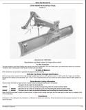 John Deere 95 Rear Blade Parts Catalogue Manual (PC1828) - PDF File Download