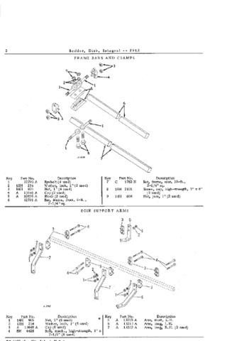 John Deere F912 Disk Bedder Parts Catalogue Manual (PC1100) - PDF File Download