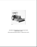 John Deere 423 Front-Mounted Utility Blade Parts Catalogue Manual (PC1778) - PDF File Download