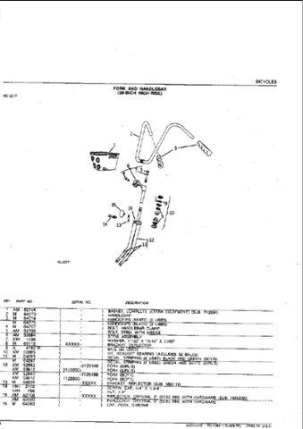 John Deere Bicycles Parts Catalogue Manual (PC1381) - PDF File Download