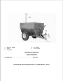 John Deere 910 Grain Cart Parts Catalogue Manual (PC1566) - PDF File Download