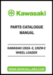 Discover the ultimate resource for your Kawasaki 135ZA-2 and 135ZW-2 wheel loaders with the comprehensive Parts Catalogue Manual (AAAP13501-4) in PDF format. This meticulously organized manual provides detailed diagrams and part numbers, ensuring you can easily identify and order the components you need for maintenance and repairs.