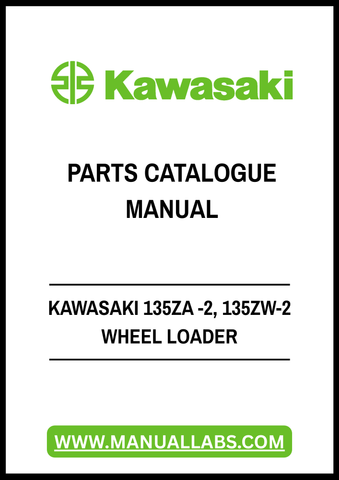 Discover the ultimate resource for your Kawasaki 135ZA-2 and 135ZW-2 wheel loaders with the comprehensive Parts Catalogue Manual (AAAP13501-4) in PDF format. This meticulously organized manual provides detailed diagrams and part numbers, ensuring you can easily identify and order the components you need for maintenance and repairs.