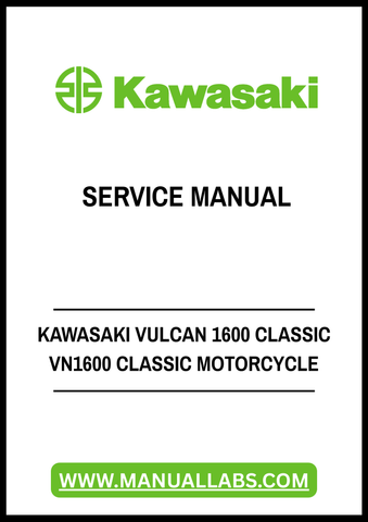 Unlock the full potential of your Kawasaki Vulcan 1600 Classic with our comprehensive service manual in PDF format. This essential guide is designed specifically for the VN1600 Classic model, providing you with detailed instructions and insights to keep your motorcycle running smoothly.
