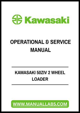 Unlock the full potential of your Kawasaki 50ZIV 2 Wheel Loader with our comprehensive Operational & Service Manual, available in a convenient PDF format. This essential guide provides detailed instructions and insights to ensure your equipment operates at peak performance, enhancing productivity and efficiency on the job site.