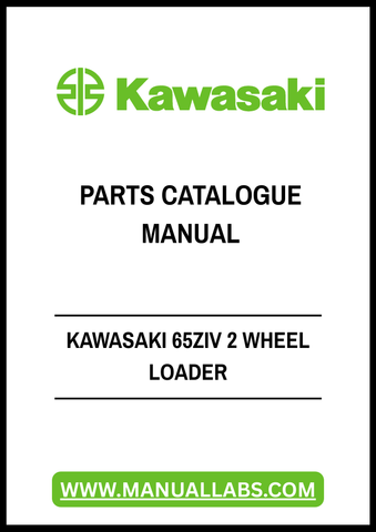 Unlock the full potential of your Kawasaki 65ZIV 2 Wheel Loader with our comprehensive Parts Catalogue Manual. This PDF file is an essential resource for anyone looking to maintain, repair, or upgrade their equipment, ensuring you have all the information you need at your fingertips.
