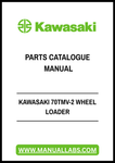 Discover the ultimate resource for your Kawasaki 70TMV-2 Wheel Loader with our comprehensive Parts Catalogue Manual in PDF format. This essential guide provides detailed diagrams and part numbers, ensuring you can easily identify and order the components you need for maintenance and repairs.