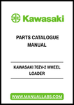 Discover the ultimate resource for maintaining your Kawasaki 70ZV-2 Wheel Loader with our comprehensive Parts Catalogue Manual. This PDF file is meticulously organized to provide you with detailed diagrams, part numbers, and specifications, ensuring you have everything you need at your fingertips for efficient repairs and maintenance.