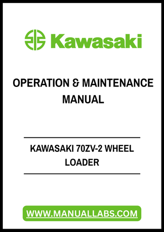 Enhance your operational efficiency with the Kawasaki 70ZV-2 Wheel Loader Operation & Maintenance Manual, available in a convenient PDF format. This comprehensive guide is designed to provide you with essential information on the proper operation and maintenance of your wheel loader, ensuring optimal performance and longevity.