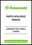 Unlock the full potential of your Kawasaki 70ZV-2 Wheel Loader with our comprehensive Parts Catalogue Manual in PDF format. This essential resource provides detailed diagrams, part numbers, and specifications, ensuring you can easily identify and order the right components for maintenance and repairs. Streamline your operations and minimize downtime with this user-friendly manual, designed for both professionals and DIY enthusiasts. Invest in your equipment's longevity and performance today!