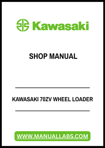  Unlock the full potential of your Kawasaki 70ZV Wheel Loader with our comprehensive PDF Shop Manual. This essential resource provides detailed diagrams, maintenance tips, and troubleshooting guidance, ensuring you can keep your equipment running smoothly and efficiently. Perfect for both seasoned professionals and DIY enthusiasts, this manual is your go-to guide for maximizing performance and minimizing downtime. Download your copy today and take the first step towards enhanced productivity and reliability