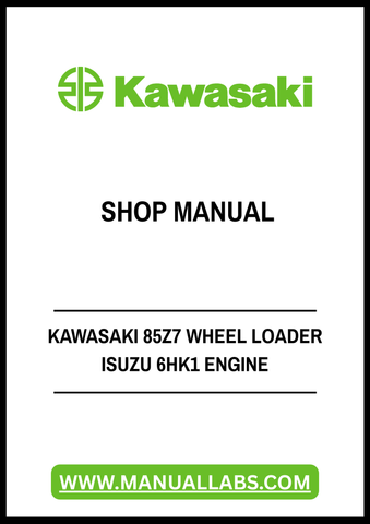 Unlock the full potential of your Kawasaki 85Z7 Wheel Loader with our comprehensive Isuzu 6HK1 Engine Shop Manual. This PDF file is meticulously designed to provide you with detailed insights and step-by-step instructions, ensuring you can maintain and repair your equipment with confidence.